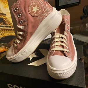 Converse High Top Platform Sneakers